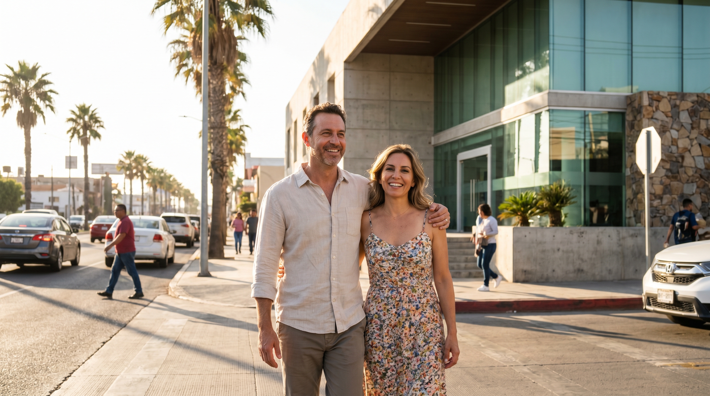 Happy couple after treatment in Tijuana
